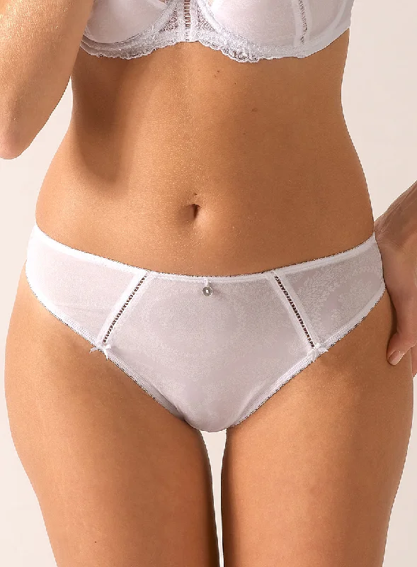 anti - bacterial women thongs for intimate hygieneLilly Rose White Thong