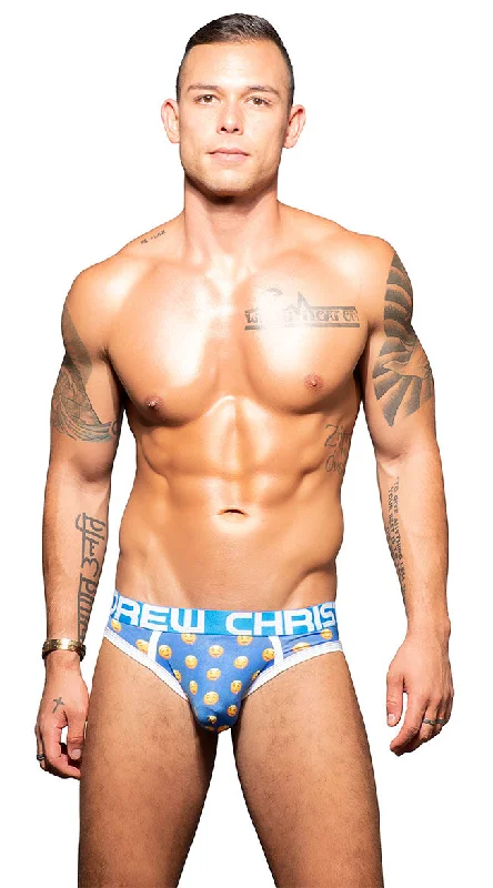anti - chafing women thongs for long - distance runnersMen's Into You Emoji Jock Thong