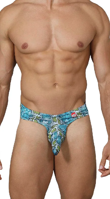 odor - control women thongs for long - lasting freshnessMen's Snake A Chance Thong