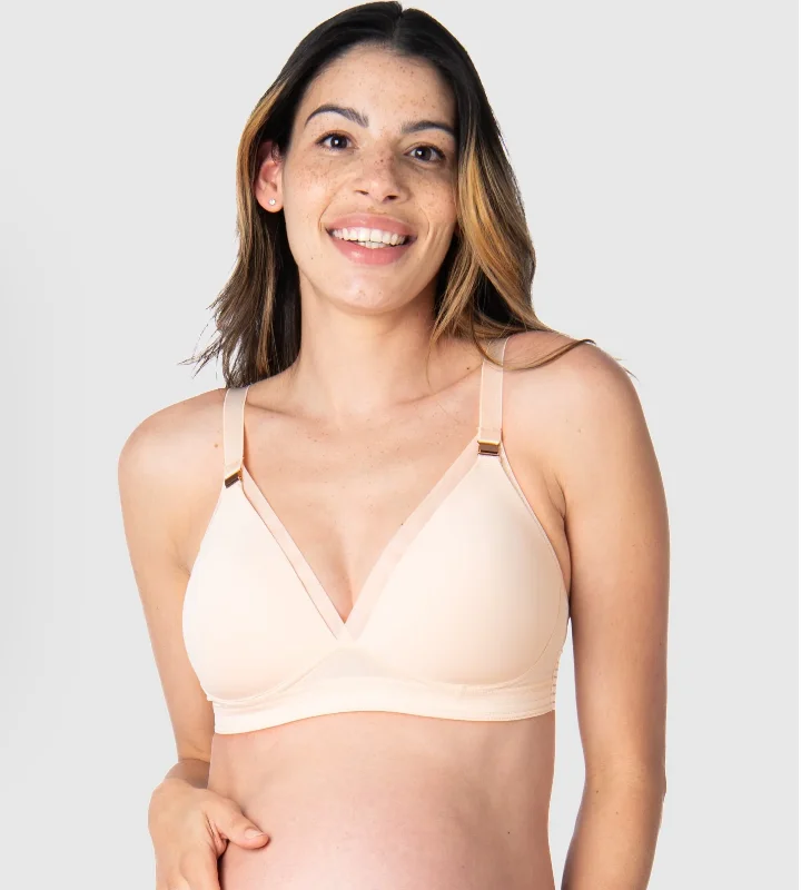 seamless wireless bras for everyday comfortNursing Bra - Wirefree Hotmilk Ambition T-shirt Shell