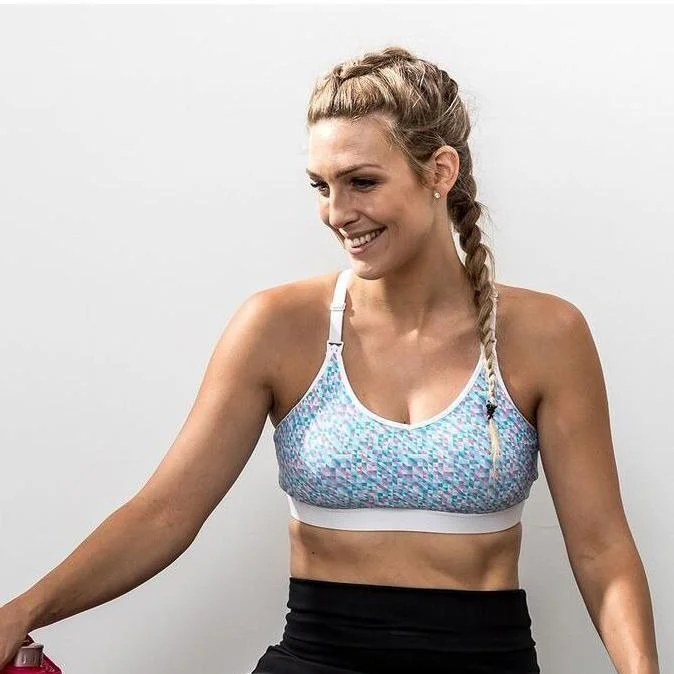 underwire bras with maximum supportNursing Crop - Smoothie White