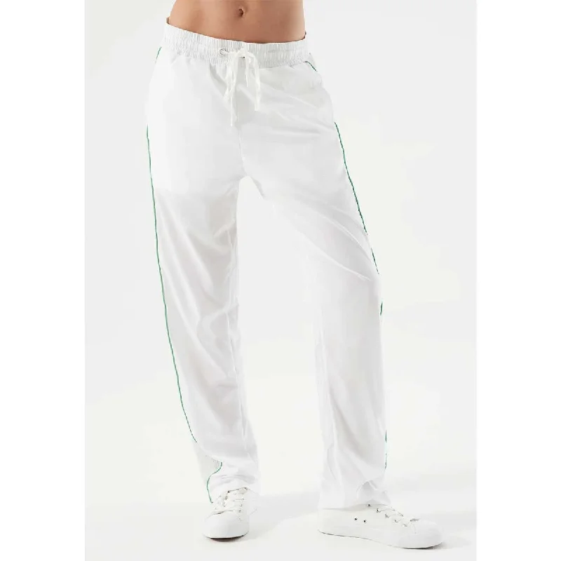 NUX Active Women' Martina Tear Away Athletic Pants - White Green