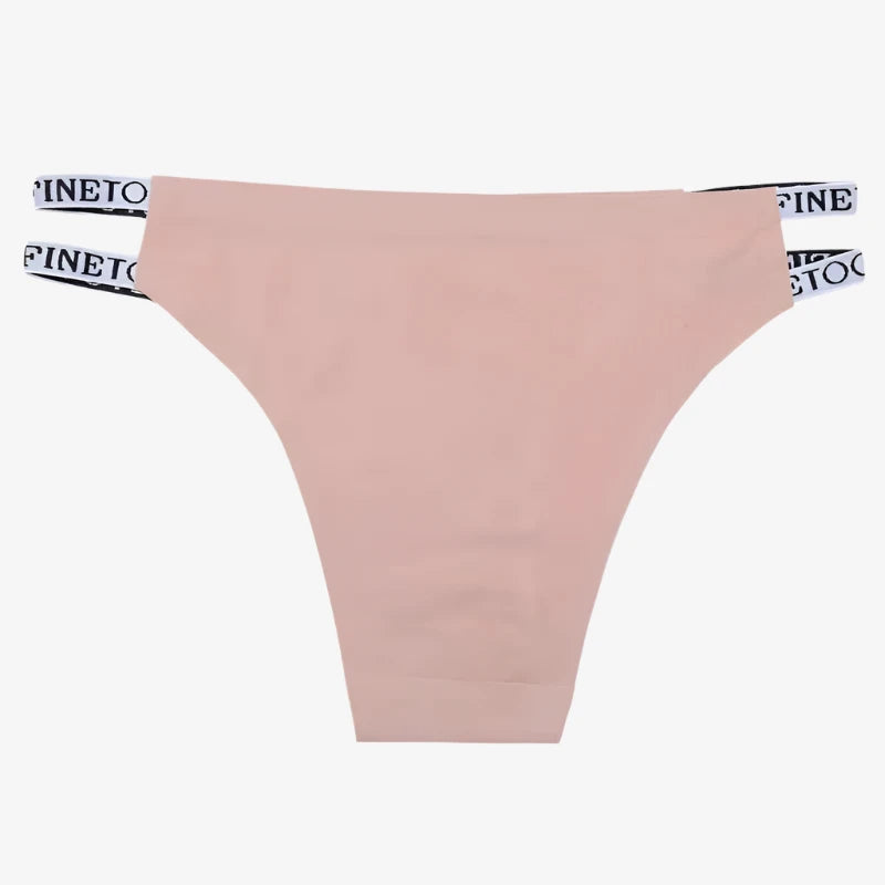 padded women sexy lingerie cupsPink Sexy Low-Rise Seamless Panties