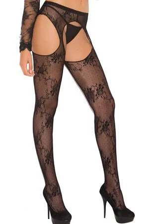 high waisted women panties for tummy controlQueen Lacey Suspender Pantyhose