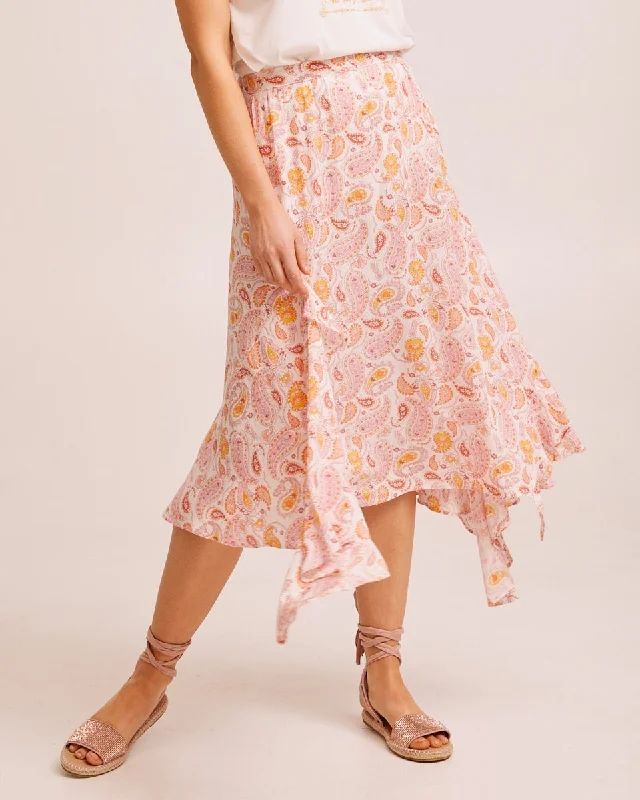 t - shirt bras for a smooth look under clothesRuffle Postpartum Skirt - Paisley