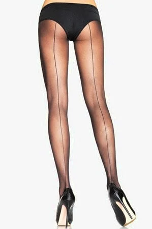 satin panties for women with a luxurious feelSheer Backseam Pantyhose