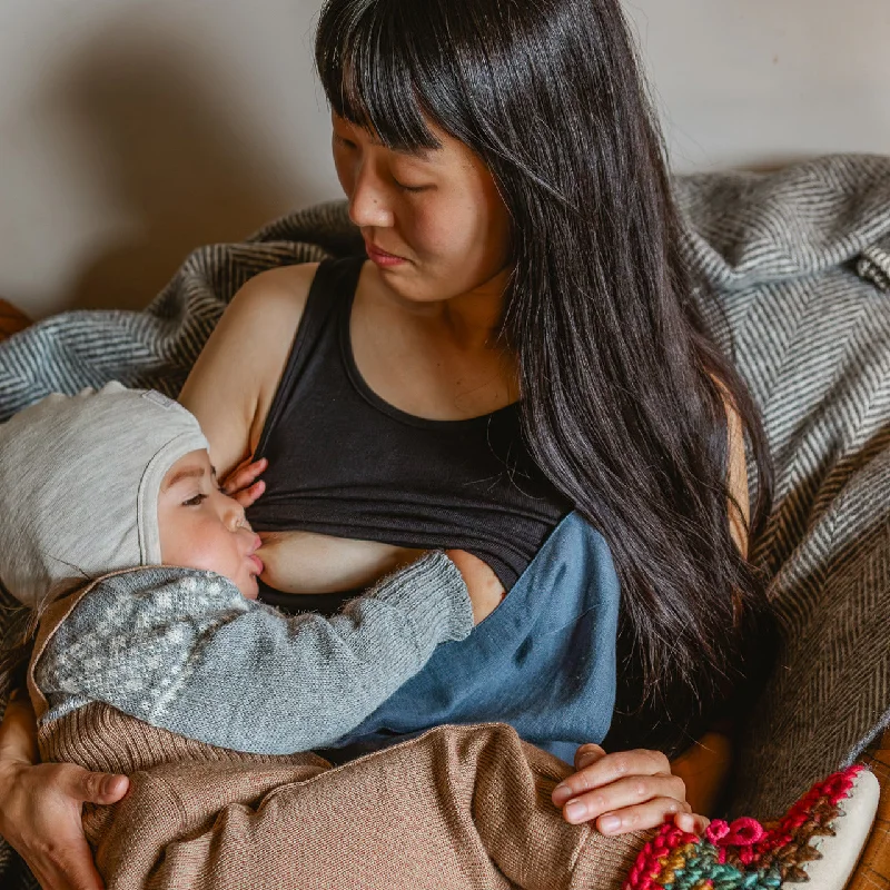 lace balconette bras for a luxurious feelBreastfeeding/Maternity Tank in Merino/Silk