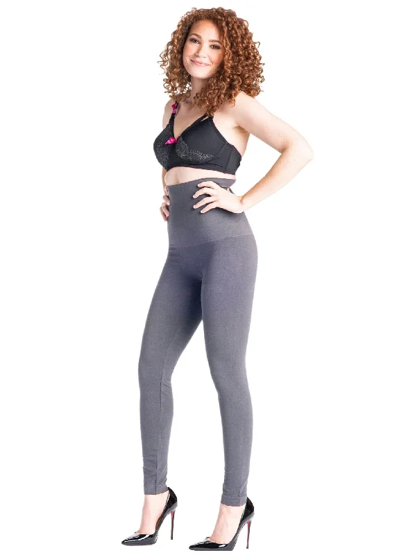 lace balconette bras for a luxurious feelSnapback Postpartum Leggings - Grey