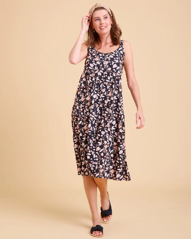 backless bras for revealing outfitsSummer Days Nursing Dress - Indy Print