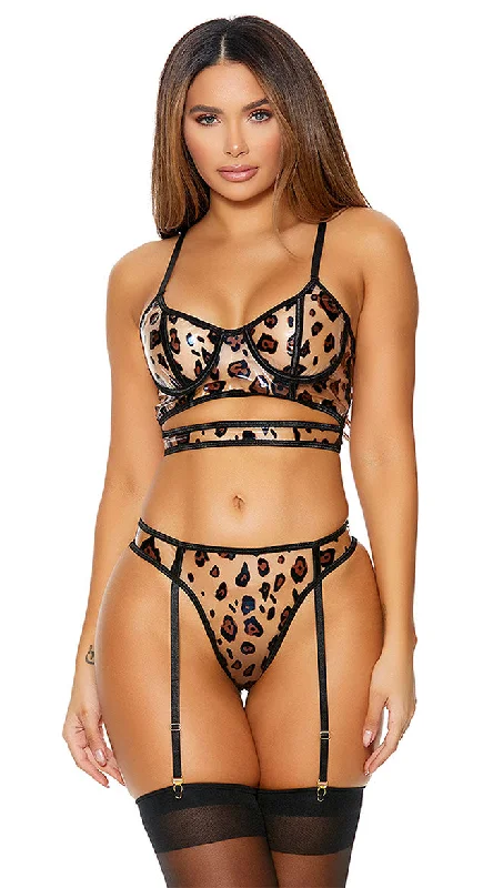 convertible sports bras for versatile useWild Nights Garter Bra Set