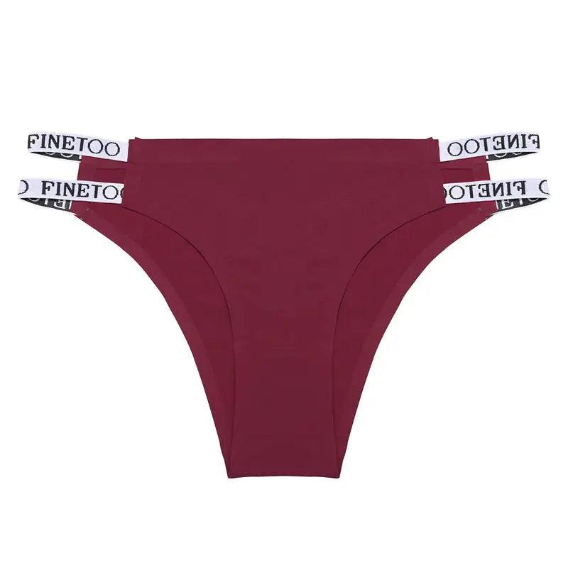 sexy lingerie for women with small bustsWine Red Sexy Low-Rise Seamless Panties
