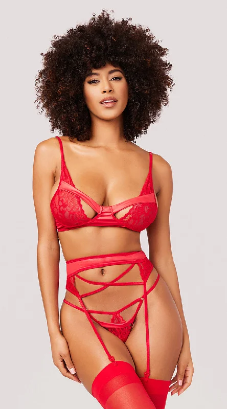 padded bras for added volumeYandy Don't Be Shy Bra Set
