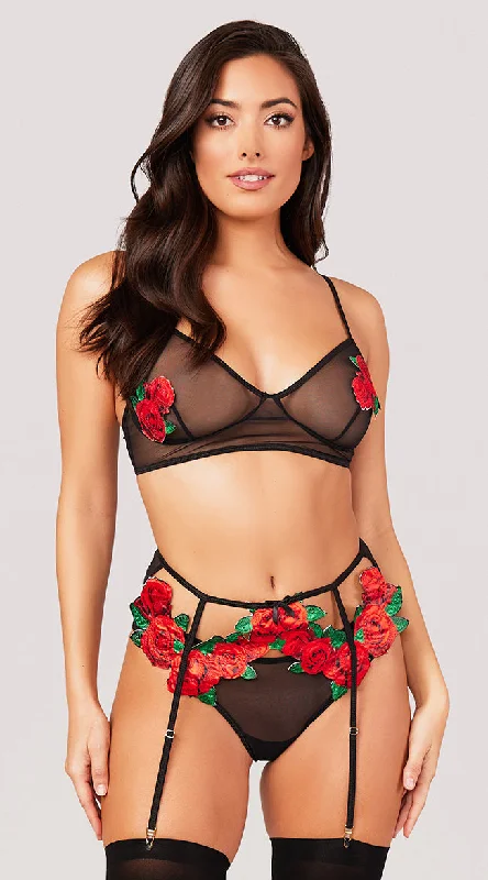 convertible bras with adjustable strapsYandy Essence of a Rose Bra Set