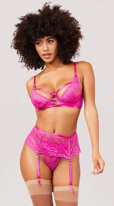 balconette lace bras for a feminine touchYandy Laced with Luxury Bra Set