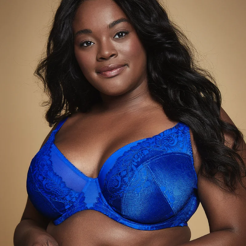 lace balconette bras for a luxurious feelKatya High Apex Balconnet Bra BLUE JEWEL