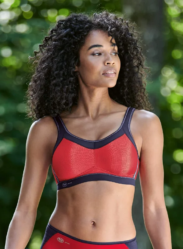 Bra with a padded cup for added comfort and shape​ Anita #5529 Active Maximum Support Wire Free Sports Bra FASHION COLORS