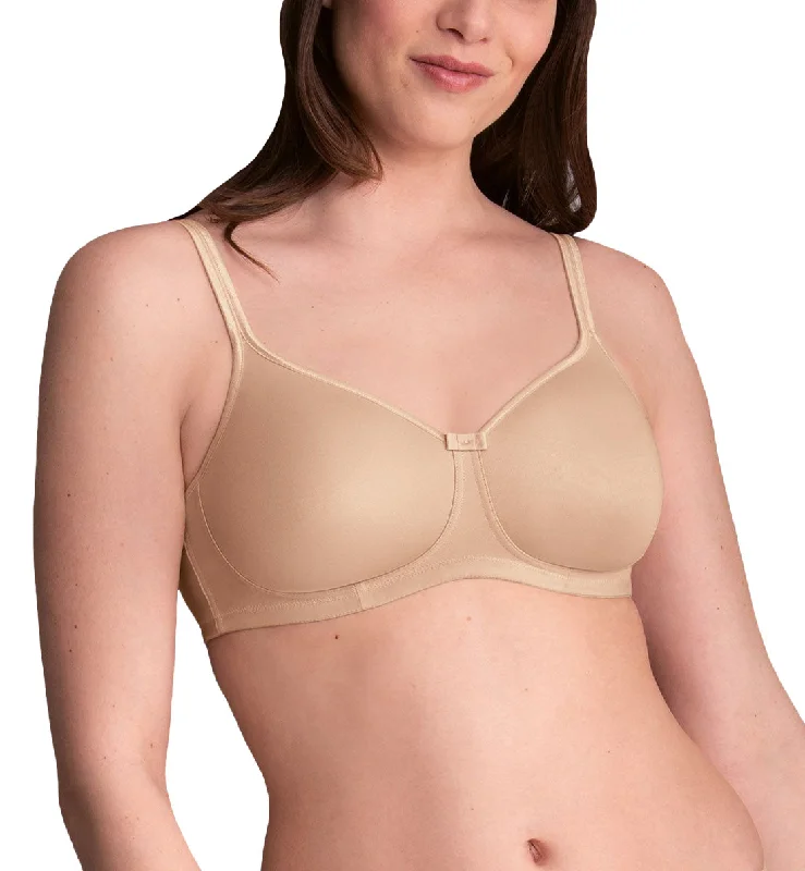 Bra with a plus - size adjustable strap for added comfort​ Anita Care Tonya Post Mastectomy Molded Softcup Bra (5706X) - Sand