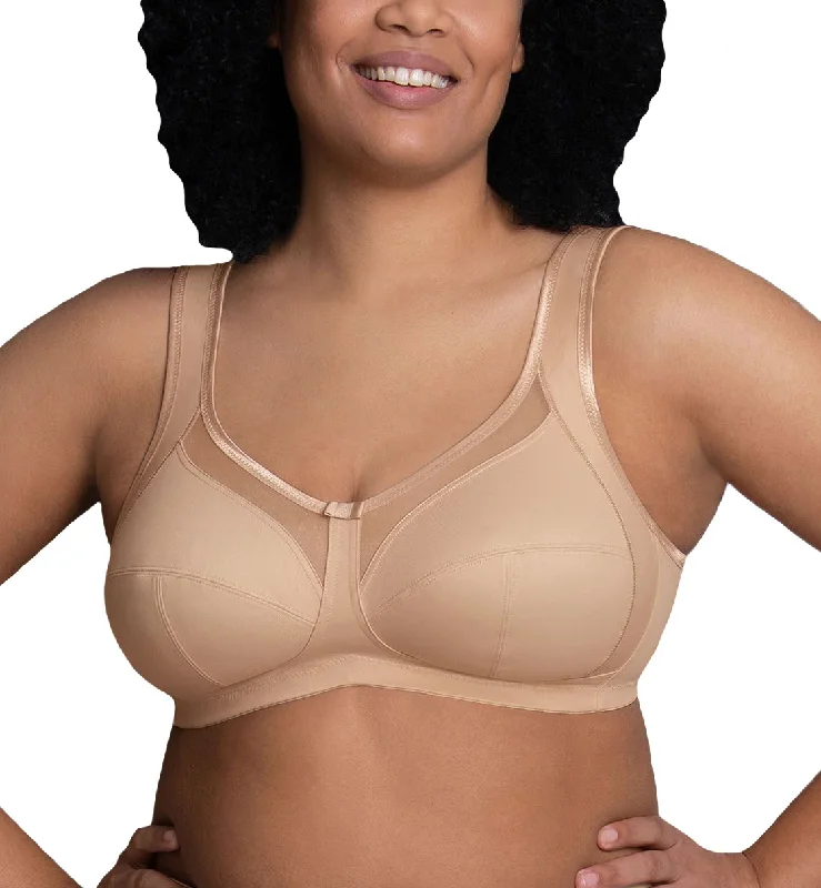 Back - closure bras with traditional hook - and - eye fastenings​ Anita Clara Comfort Wireless Support Bra (5459) - Sand