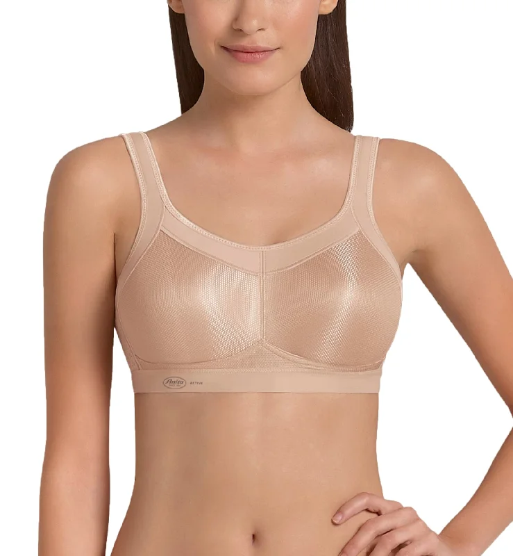 Wireless bras for ultimate comfort and freedom​ Anita Momentum Max Support Wireless Sports Bra (5529) - Desert