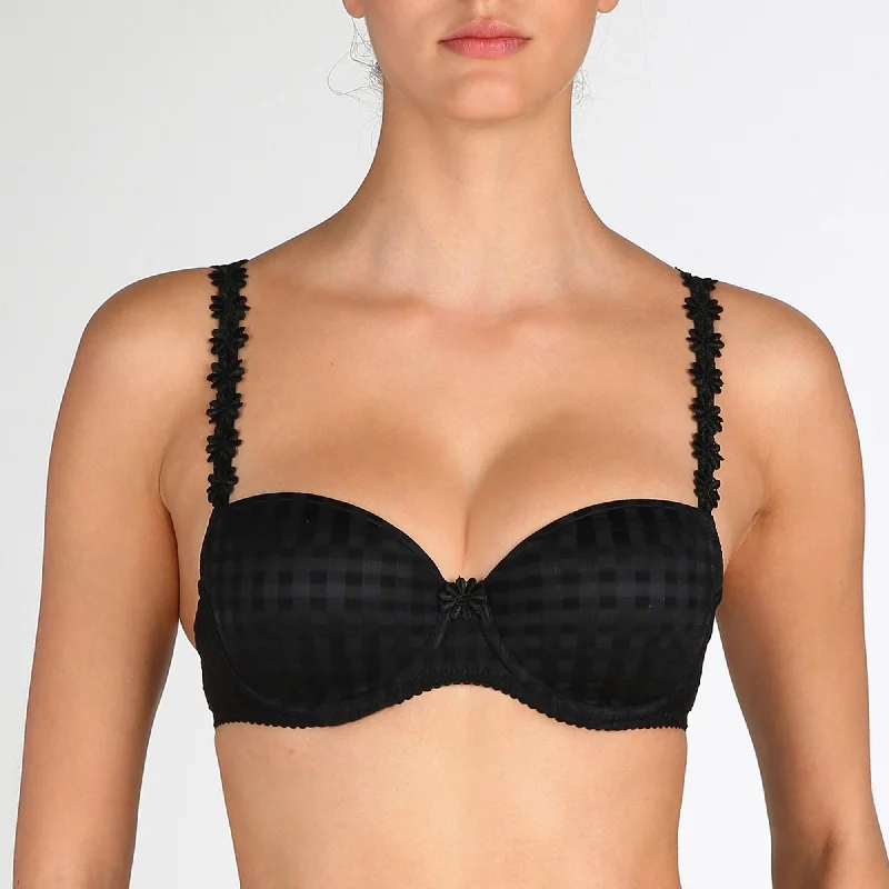Wireless bras for ultimate comfort and freedom​ Avero Formed Cup Balconnet Bra (Black) A-F