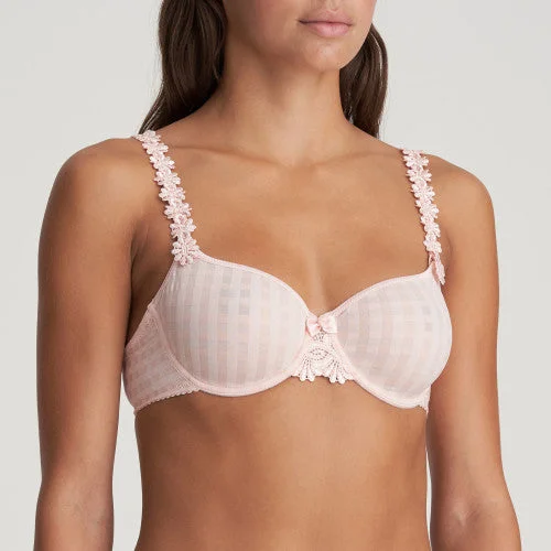 T - shirt bras with a seamless and smooth finish for wearing under T - shirts Avero Full Cup Underwire Bra (Pearly Pink) B-E T - shirt bras with a seamless and smooth finish for wearing under T - shirts Avero Full Cup Underwire Bra (Pearly Pink) B-E