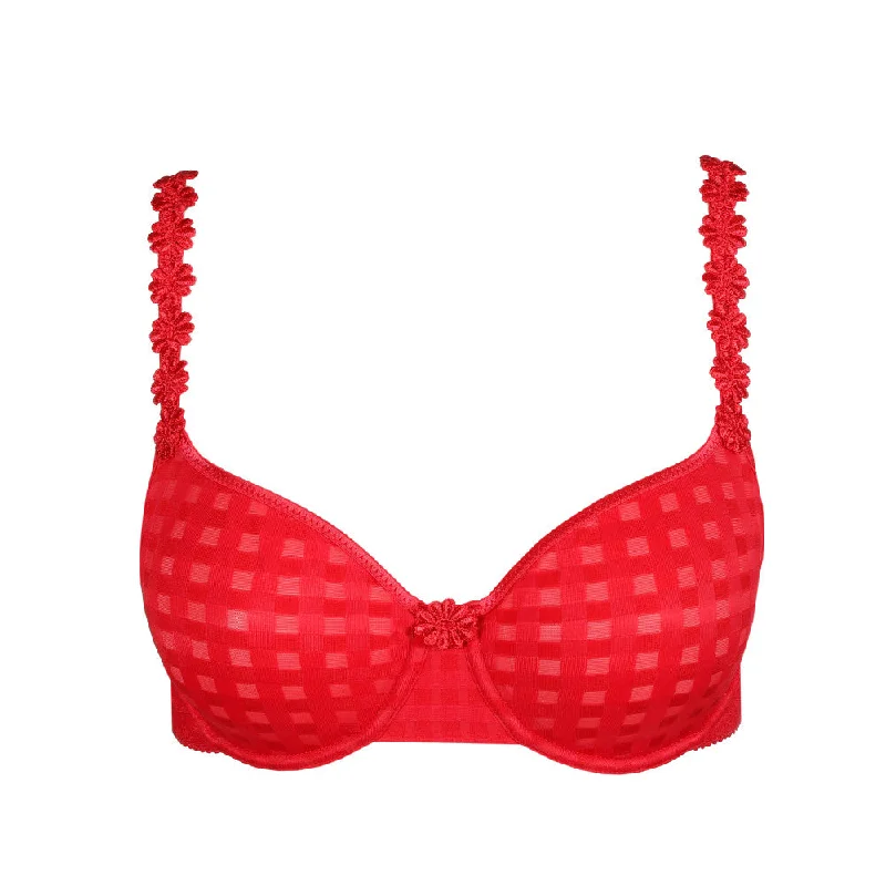 Bra with adjustable hooks for a customized fit Avero Full Cup Underwire Bra (Scarlet) B-E Bra with adjustable hooks for a customized fit Avero Full Cup Underwire Bra (Scarlet) B-E