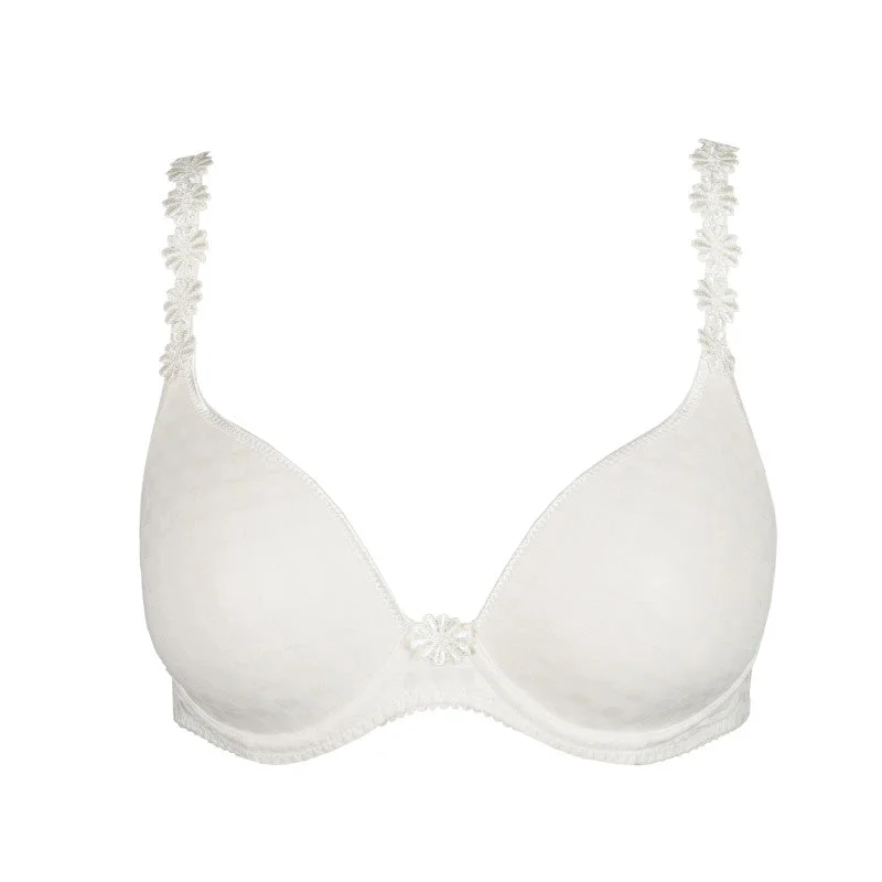 Bra with a built - in underwire for enhanced support Avero Heart-Shaped Plunge Bra (Ivory) A-E Bra with a built - in underwire for enhanced support Avero Heart-Shaped Plunge Bra (Ivory) A-E
