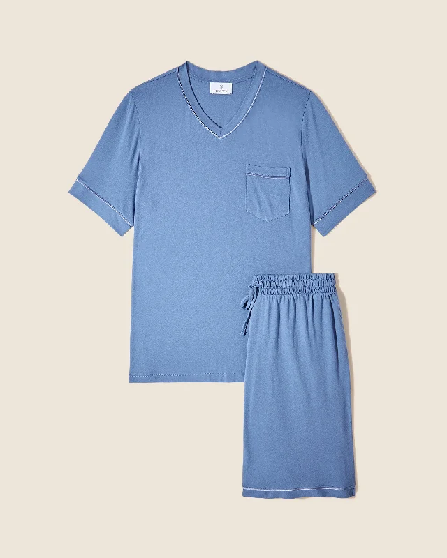 Bra with a breathable lining for a cool feel Ensemble Pyjama Haut À Manches Courtes Et Short Pour Hommes Bra with a breathable lining for a cool feel Ensemble Pyjama Haut À Manches Courtes Et Short Pour Hommes