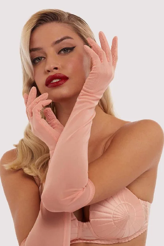 Bra with a silk - lined cup for a luxurious texture​ Peach Gloves
