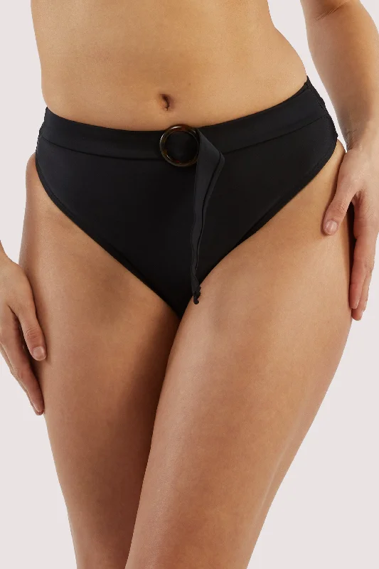 Bra with a plus - size back - closure for a secure fit Eco Jayne Black Bikini Brief Bra with a plus - size back - closure for a secure fit Eco Jayne Black Bikini Brief