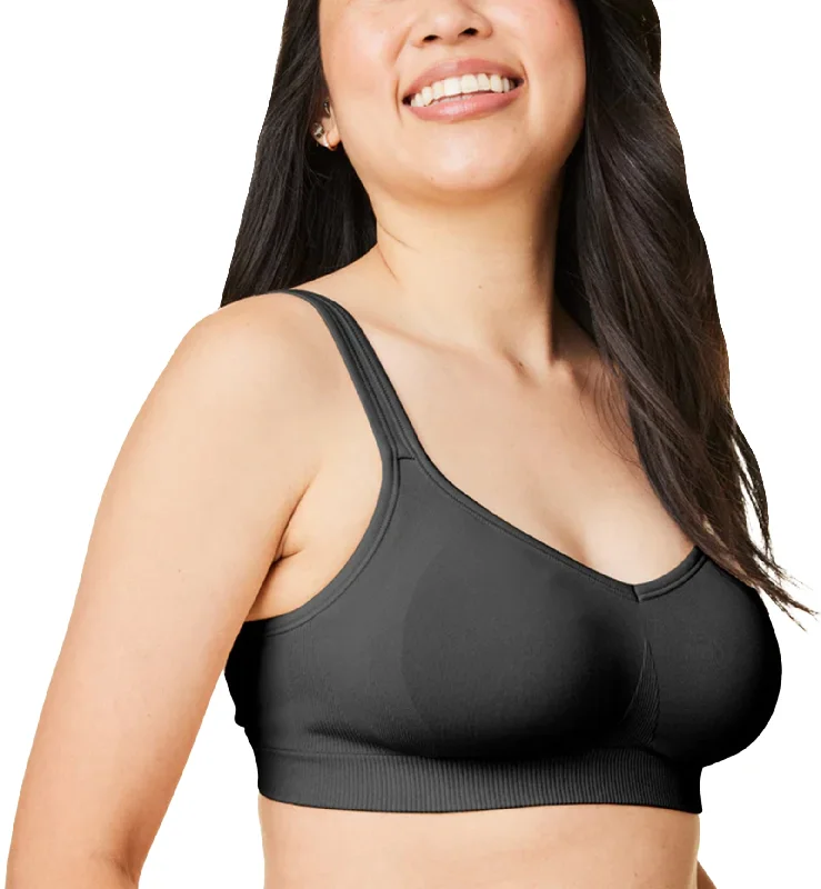 Bra with a floral - print for a feminine and stylish look BRAVADO! DESIGNS Everyday Sculpt Wire-Free Bra (11011V) - Black Bra with a floral - print for a feminine and stylish look BRAVADO! DESIGNS Everyday Sculpt Wire-Free Bra (11011V) - Black