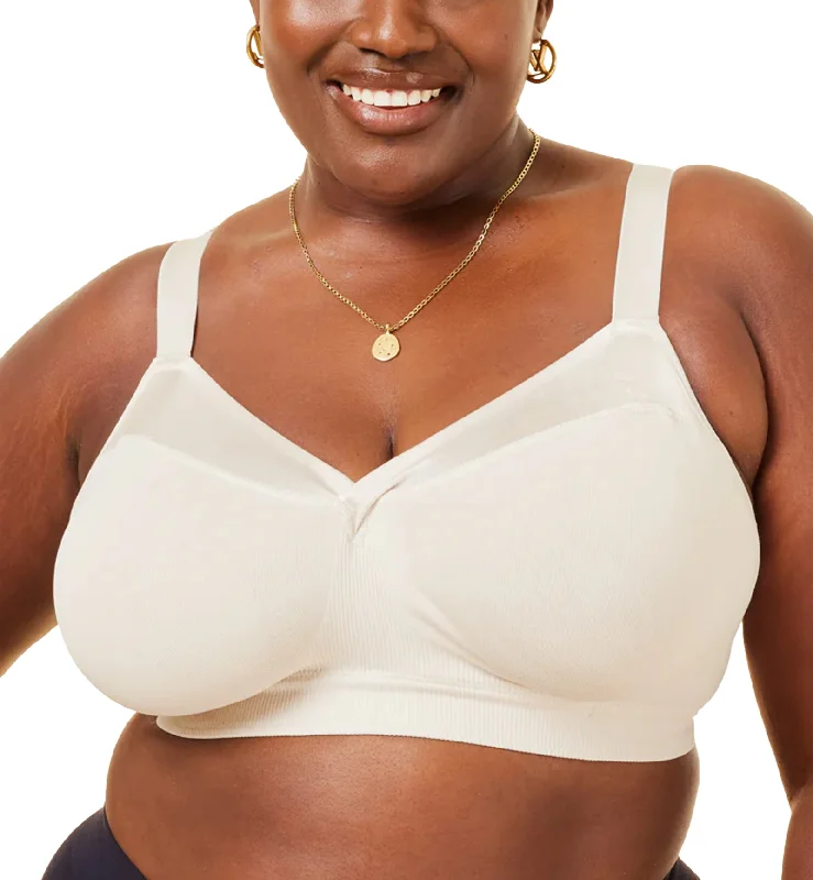 Bra with a removable padding for customizable support Cake Sugar Candy Posh Fuller Bust Everyday Bralette (28-8017) - Stone Bra with a removable padding for customizable support Cake Sugar Candy Posh Fuller Bust Everyday Bralette (28-8017) - Stone