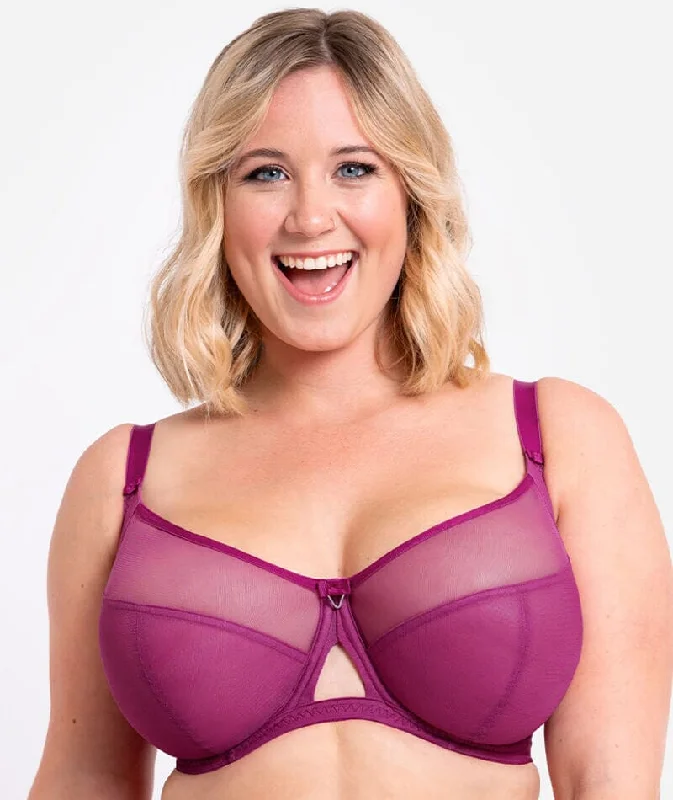 minimizer bras to reduce bust sizeCurvy Kate Victory Balcony Bra  - Orchid