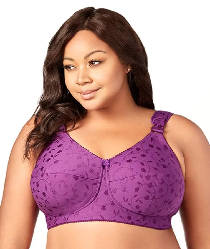 seamless wireless bras for everyday comfortElila Jacquard Wire-Free Bra - Aubergine seamless wireless bras for everyday comfortElila Jacquard Wire-Free Bra - Aubergine