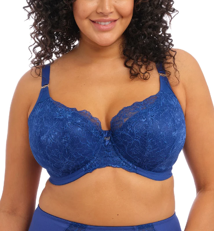 Bra with a hypoallergenic lining for sensitive skin​ Elomi Brianna Padded Half Cup Underwire Bra (8081) - Lapis