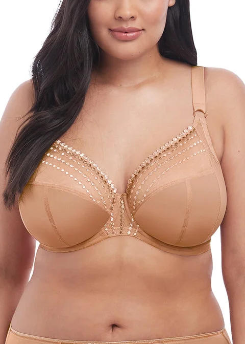 Bra with anti - bacterial properties for a hygienic fit Elomi Matilda Plunge Underwire with J-Hook #8900 CAFE AU LAIT Bra with anti - bacterial properties for a hygienic fit Elomi Matilda Plunge Underwire with J-Hook #8900 CAFE AU LAIT