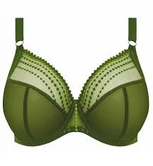 Bra with a contoured cup for a natural - looking shape Elomi Matilda Plunge Underwire with J-Hook #8900 JUNGLE Bra with a contoured cup for a natural - looking shape Elomi Matilda Plunge Underwire with J-Hook #8900 JUNGLE