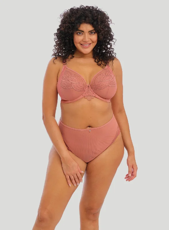plunge push up bras for a bold lookElomi: Priya Underwire Plunge Bra Rose Gold