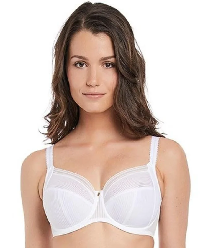 full cup nursing bras for better milk flowFantasie Fusion Underwired Full Cup Side Support Bra - White