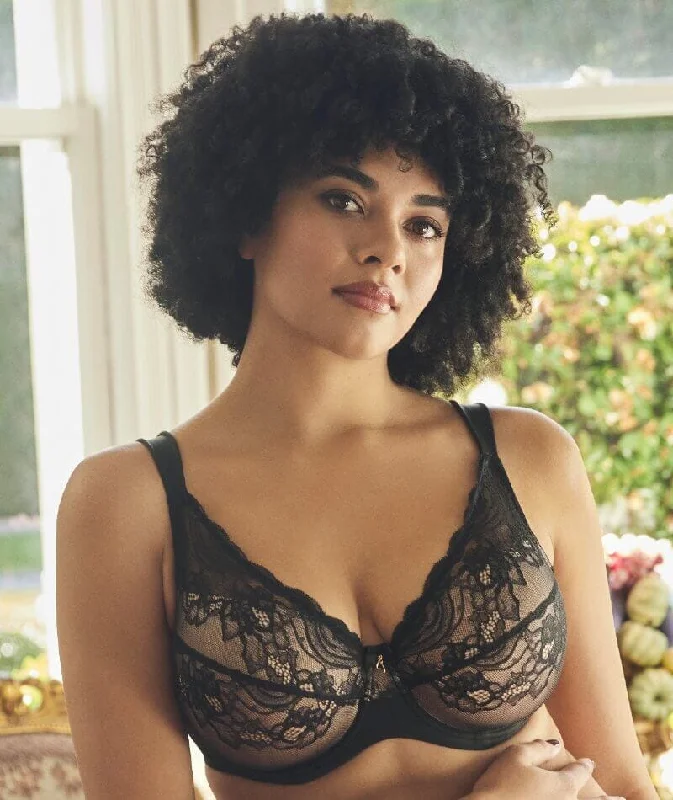 convertible bras with adjustable strapsFayreform Intrigue Contour Bra - Black