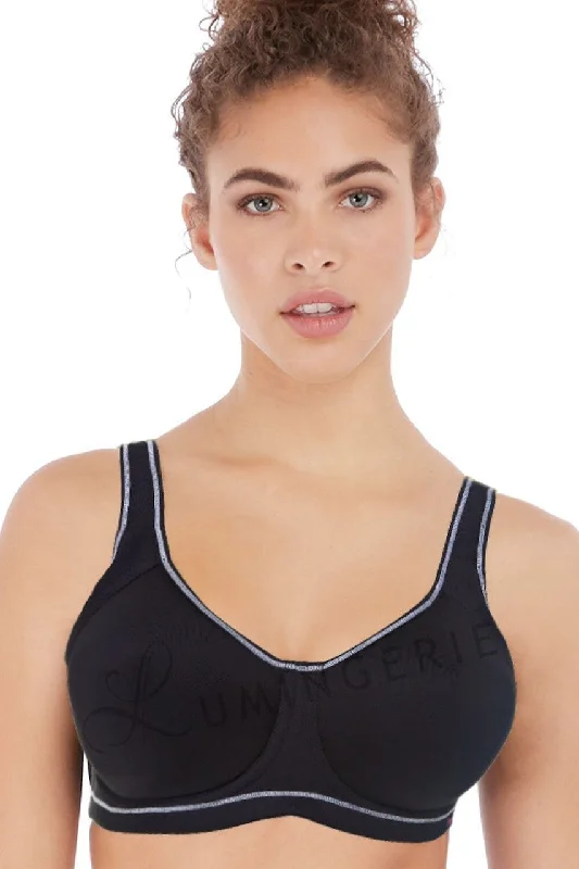 Bra with a single - strap design for a unique and modern style Freya Sonic Underwire Sports Bra #4892 Bra with a single - strap design for a unique and modern style Freya Sonic Underwire Sports Bra #4892