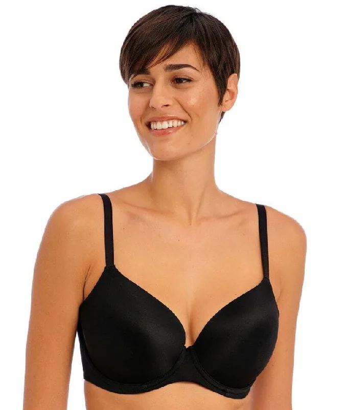 sleep bras for all night comfortFreya Undetected Underwire Moulded T-shirt Bra - Black sleep bras for all night comfortFreya Undetected Underwire Moulded T-shirt Bra - Black