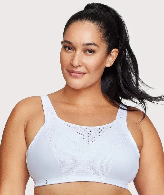plunge wireless bras for a natural lookGlamorise Custom Control Wire-Free Sports Bra - White plunge wireless bras for a natural lookGlamorise Custom Control Wire-Free Sports Bra - White