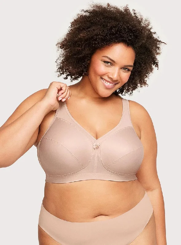 supportive sports bras for runningGlamorise: Magic Lift Active Support Bra Cafe
