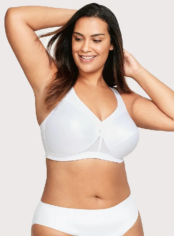 convertible sports bras for versatile useGlamorise: Magic Lift Active Support Bra White convertible sports bras for versatile useGlamorise: Magic Lift Active Support Bra White