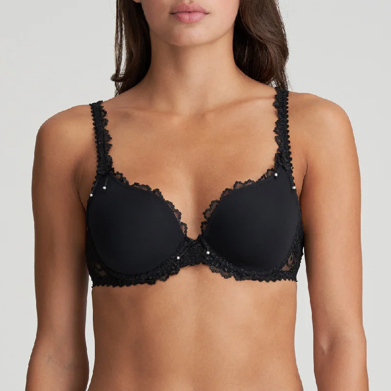 Bra with a plus - size back - closure for a secure fit​ Jane Heart-Shape Plunge Bra A-E
