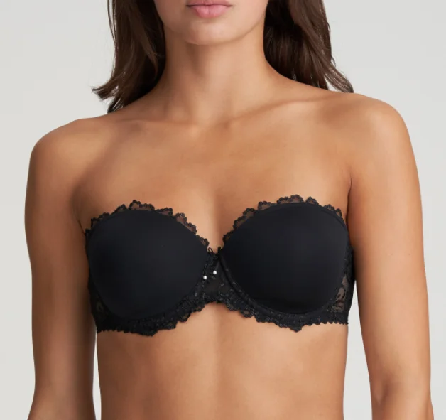 Bra with adjustable hooks for a customized fit​ Jane STRAPLESS Smooth Balconnet B-E