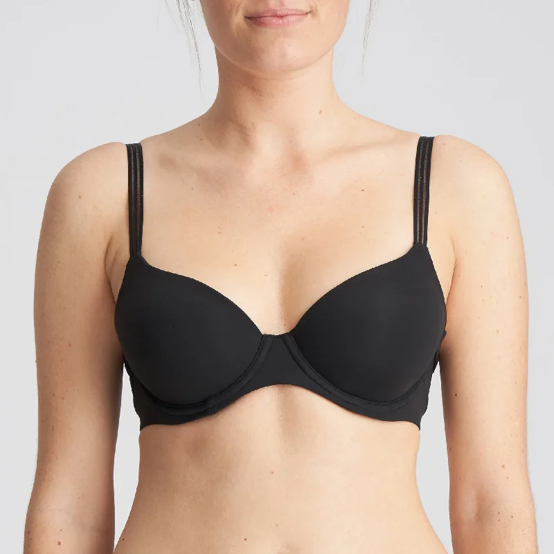Maternity bras for expectant mothers' changing needs Marie Jo Louie Spacer Heart Shape Bra in Black Maternity bras for expectant mothers' changing needs Marie Jo Louie Spacer Heart Shape Bra in Black