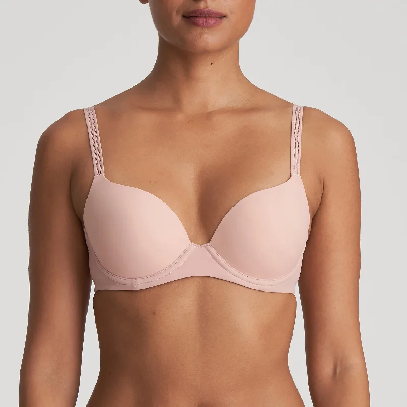 Bralettes for a trendy and comfortable alternative Marie Jo Louie Spacer Heart Shape Bra in Powder Rose Bralettes for a trendy and comfortable alternative Marie Jo Louie Spacer Heart Shape Bra in Powder Rose