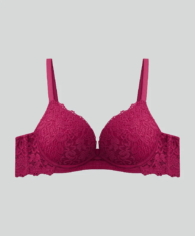 Bra with a seamless back for a smooth look under clothes​ Le Mystere Lightly-Padded Demi
